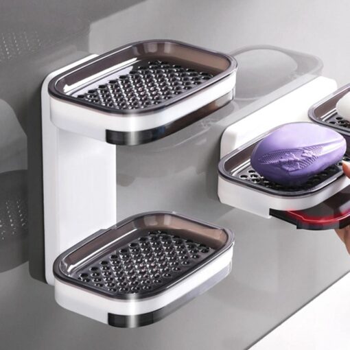 Wall Mount Double layer Soap Holder