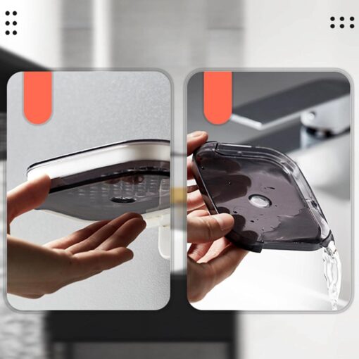 Wall Mount Double layer Soap Holder - Image 3