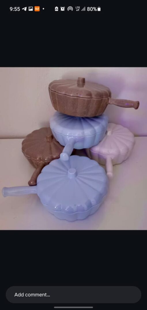 Unbreakable Hand Bowl with Cover - Image 2