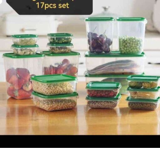 17pcs Plastic Airtight Container Set - Image 5