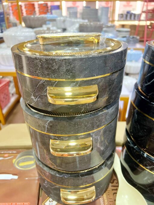 3 pcs Shell Marbella Food Warmer Set - Image 7