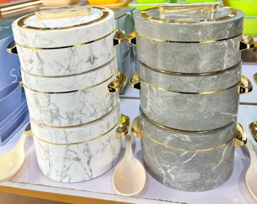 3 pcs Shell Marbella Food Warmer Set - Image 3