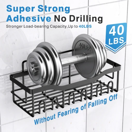 5pcs Corner Shower Caddy Shelves - Image 4