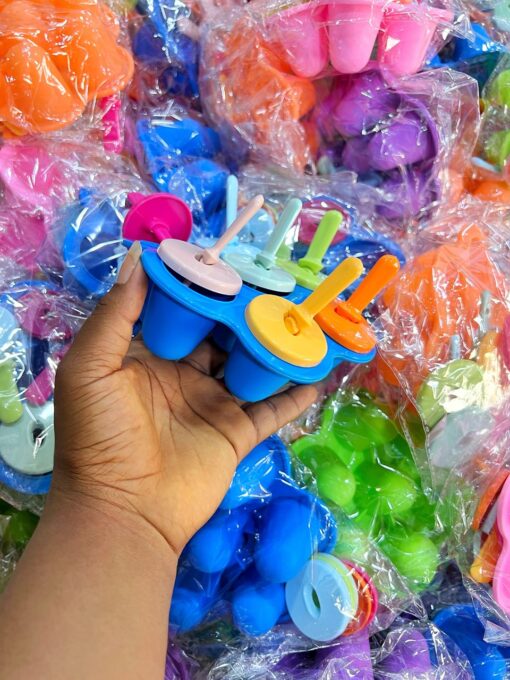 Multicolored Silicone Popsicle Maker - Image 5