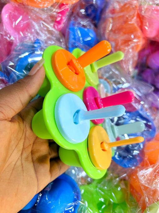 Multicolored Silicone Popsicle Maker - Image 6