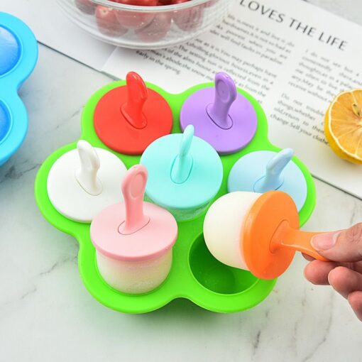 Multicolored Silicone Popsicle Maker - Image 7