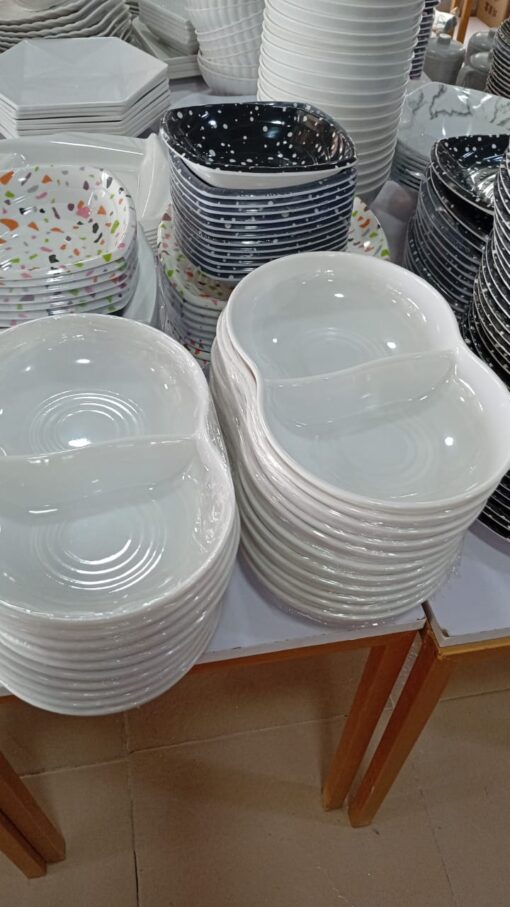 Unbreakable 2 Partition Bowls (3pc - Image 2