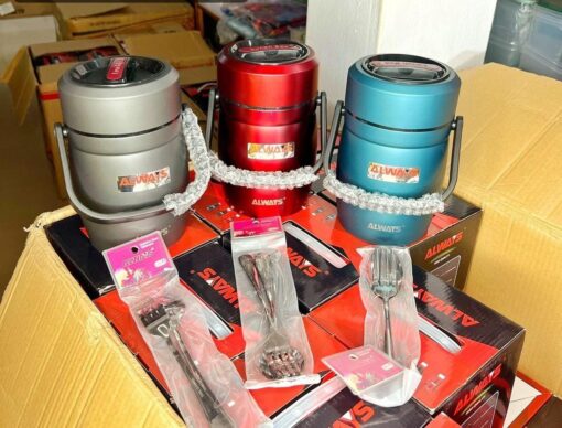 2.6Ltrs Always Food Warmer with Cutlery Set