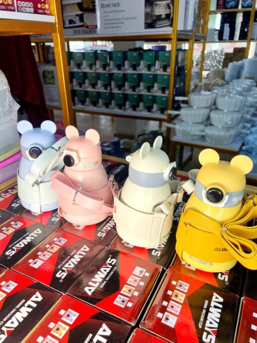 600ml Always Teddy Water Flask