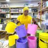 Square Shaped Fancy Bucket