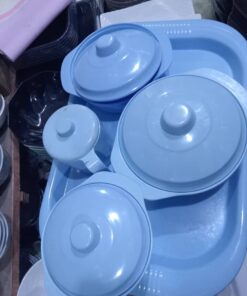 Alternative view of Sturdy Unbreakable Covered Bowl Set, Tray and Cup