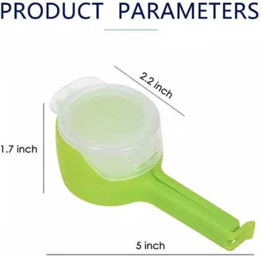 Food Bag Sealing Clips with Pourer - Image 2