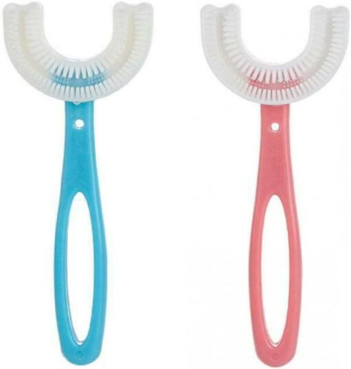 Wrapped U-Shaped Kids Toothbrush
