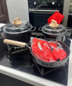 Alternative view of 3pcs Granite Cookware