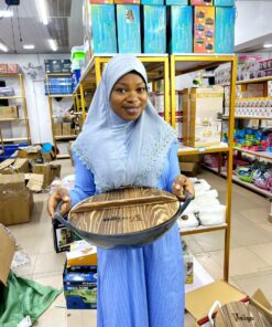 Alternative view of Enamel Ceramic Cast Iron Wok Pan