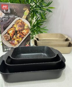 Granite Coating Oven Tray Set (3Pcs)