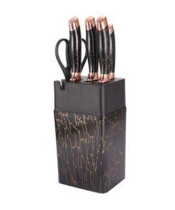 Alternative view of 7pcs Knife Set (Marble Design Kitchen Knifes)