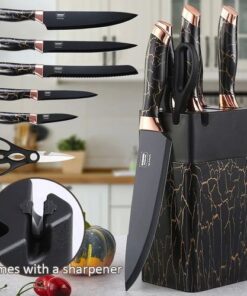 7pcs Knife Set (Marble Design Kitchen Knifes)