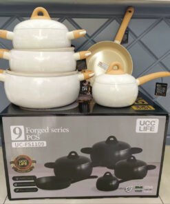 9pcs Ceramic Forged Cookware Set/Nano Granite