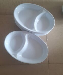 Alternative view of Unbreakable 2 Partition Bowls (3pcs)