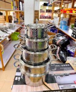 Alternative view of 10pcs (5 Sets) Triply Stainless Steel Cookware