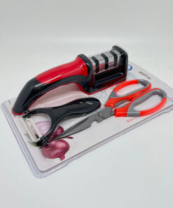 Knife Sharpener, Peeler With Scissor